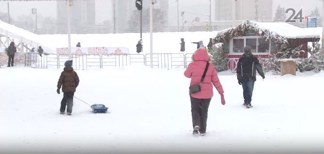 В Татарстане ожидается снег, порывистый ветер и до −30 градусов