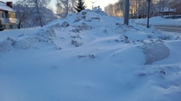 Экологи обнаружили в Нурлатском районе несанкционированную свалку снега
