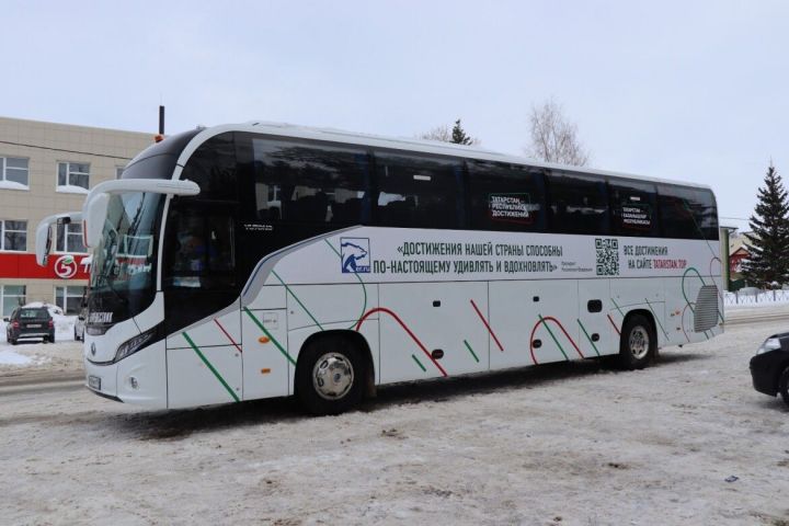 Автобусный марафон «Татарстан — республика достижений» прибыл в Дрожжановский район