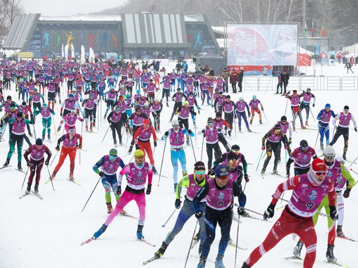 В Казани прошел 57-й Казанский лыжный марафон