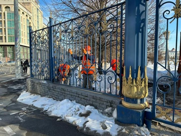 В парке Тысячелетия в Казани обновят ограждение, скамейки и дорожки