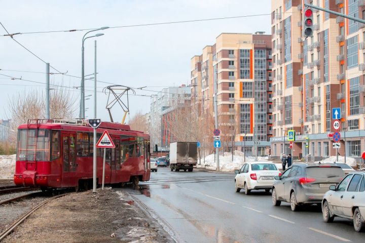 «Умный» светофор для трамваев начал работать в Казани