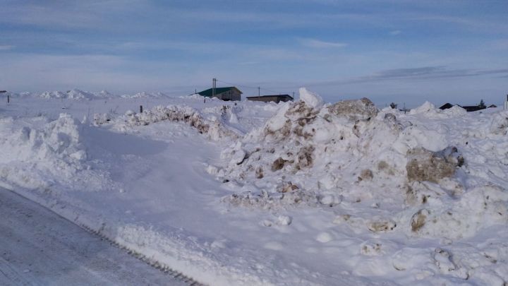 В Мамадышском районе экологи обнаружили свалку снега площадью почти 10 тыс. кв. м