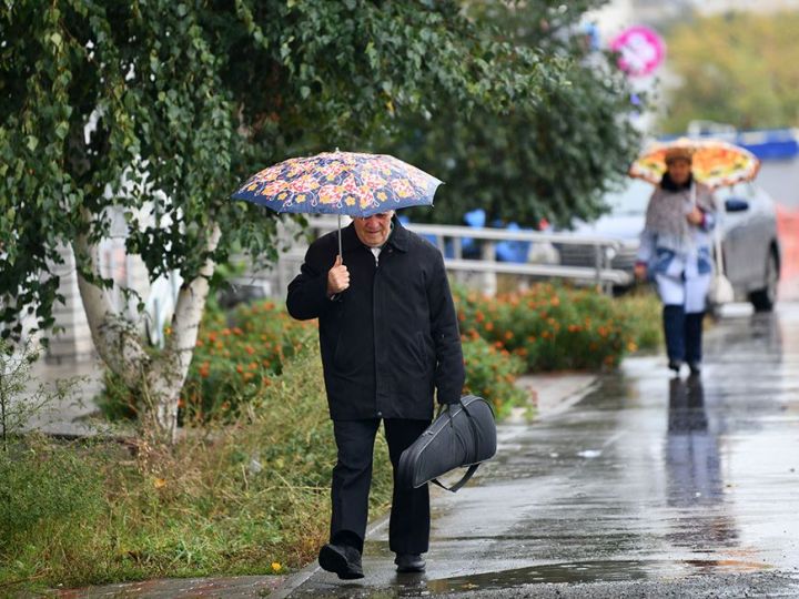 На этой неделе в Татарстане ожидаются дожди и похолодание до +8 градусов