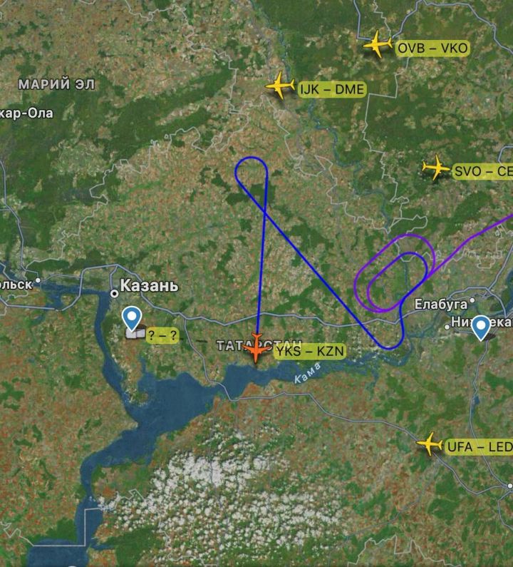 Аэропорт Казани закрыли на прием и выпуск самолетов