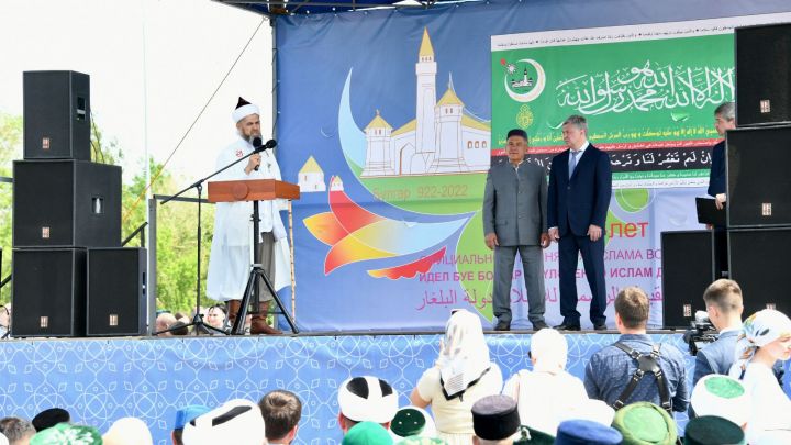 Минниханов принял участие в открытии мечети «Лайли-Джамал» в Ульяновске